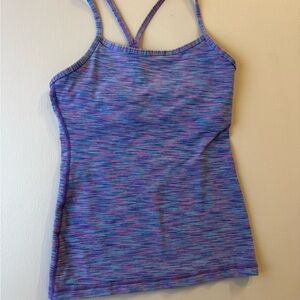 lululemon athletica Blue and Purple Camisole
